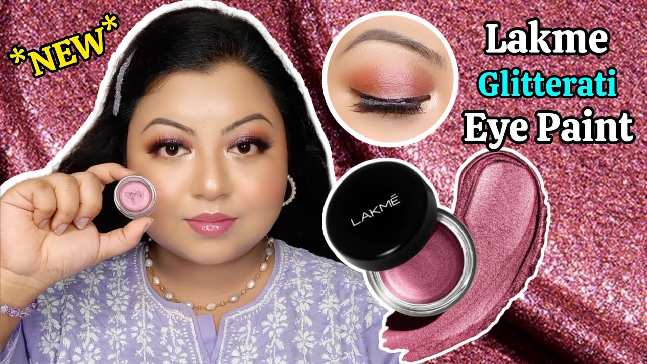 *NEW* Lakme Glitterati Eye Paint Review & Demo Beauteous Reshmi