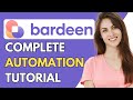 How to use bardeen ai 2024  bardeen ai automation tutorial