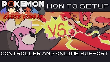 POKEMON CLOSE COMBAT TUTORIAL: How to setup controller and online support!