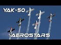 Aerostars Yak 50 Team UK Full Display  Duxford Enjoy this Splendid Acrobatic Team HD