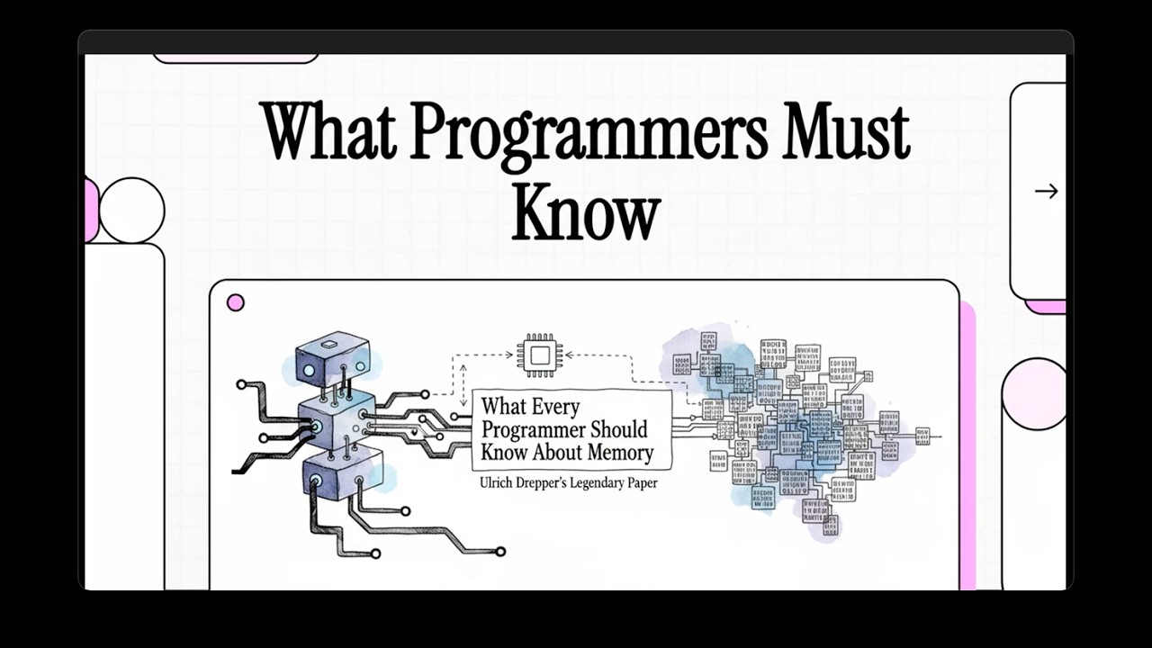 What Every Programmer Should Know About Memory - YouTube