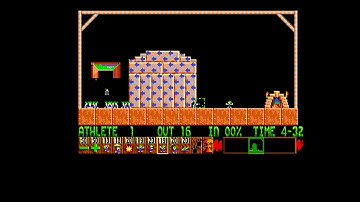 Lemmings Fun Level 11 Walkthrough Amiga