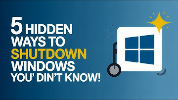 🤯 5 Hidden Ways to Shutdown Windows You Didn