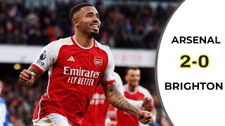 HIGHLIGHTS | Arsenal 2 - 0 Brighton & Hove Albion | Premier League