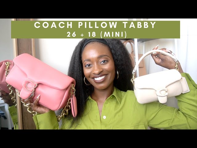 coach pillow tabby 18 pink