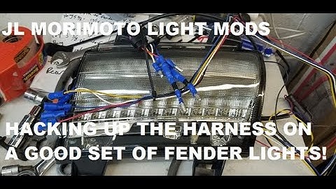 Modifying Morimoto XB turn signals Jeep JL 2018+... working on a solution to the irregular flash!