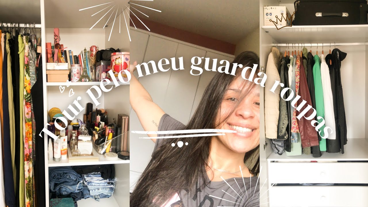 TOUR PELO MEU GUARDA ROUPA DOS SONHOS❤️organização+ quanto custou?