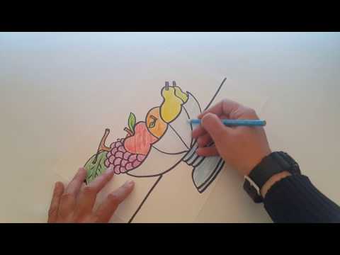 فيديو: كيفية رسم وعاء فاكهة