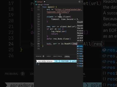 Golang Tutorial: HTTP Request With net/http