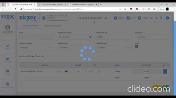 Video Tutorial 42   Material Issue Notes
