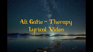 Ali Gatie - Therapy (Lyrical Video)