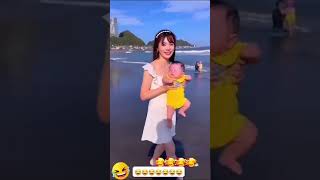 TRY NOT TO LAUGH - Funny Baby Moments Compilation #shorts #ytshorts #baby #fail