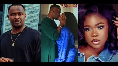 Zubby Micheal and actress Eniola Ajao intense locking of lips takes social media by storm
