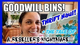 GOODWILL OUTLET BINS THRIFT HAUL++YOU WONT BELIEVE WHAT HAPPENED