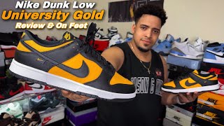 Nike Dunk Low Black Golden Yellow - Review & On Feet