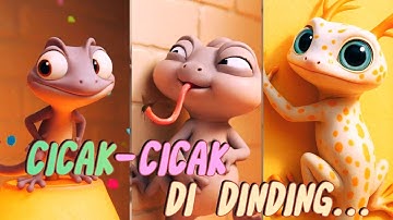 Cicak Cicak Di Dinding| Lagu Anak Populer | Video Animasi Edukatif #laguanakindonesia
