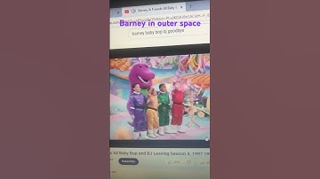 Barney in outer space 1998 VHS  📼 Lyrick studios