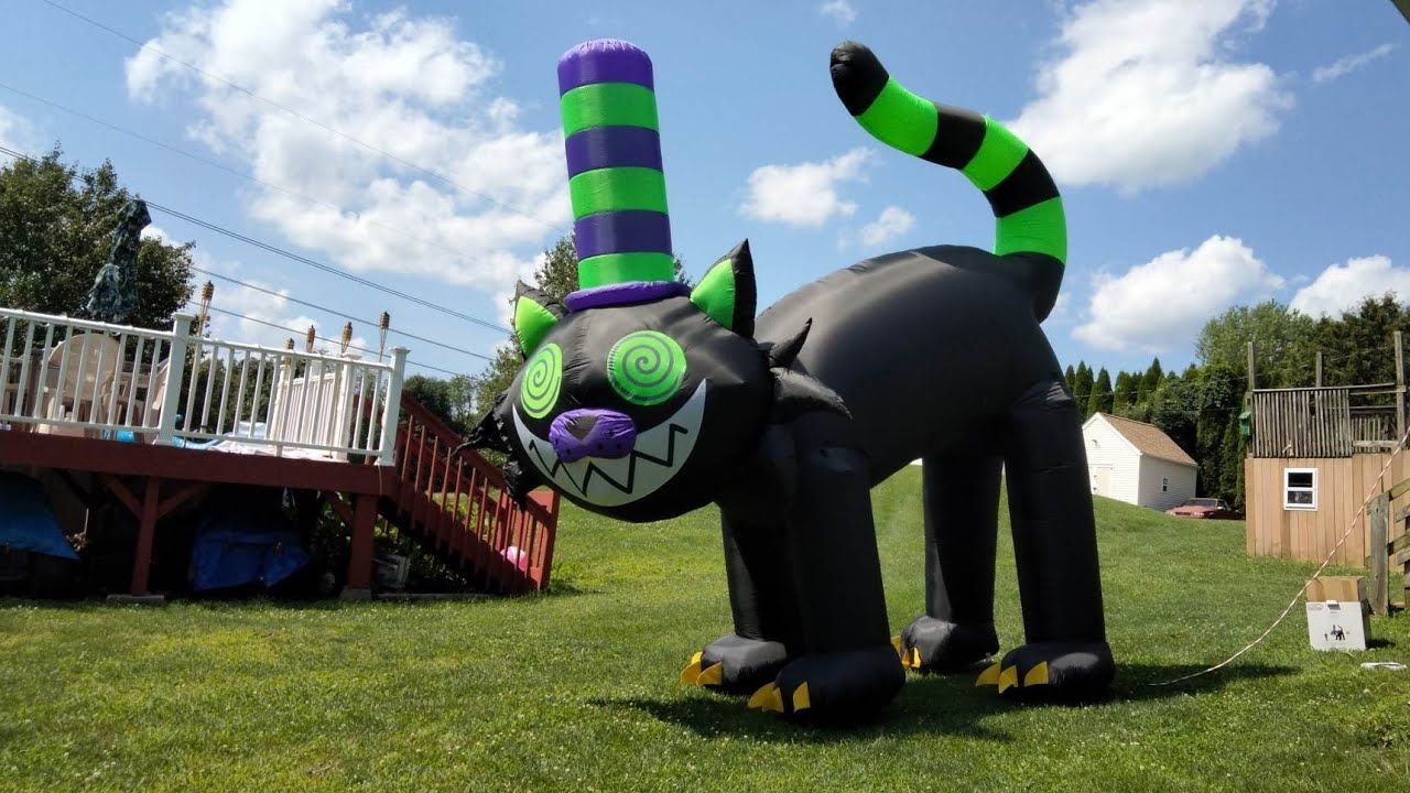 NEW FOR 2023 Gemmy Halloween Airblown Inflatable 12ft Green And Purple ...