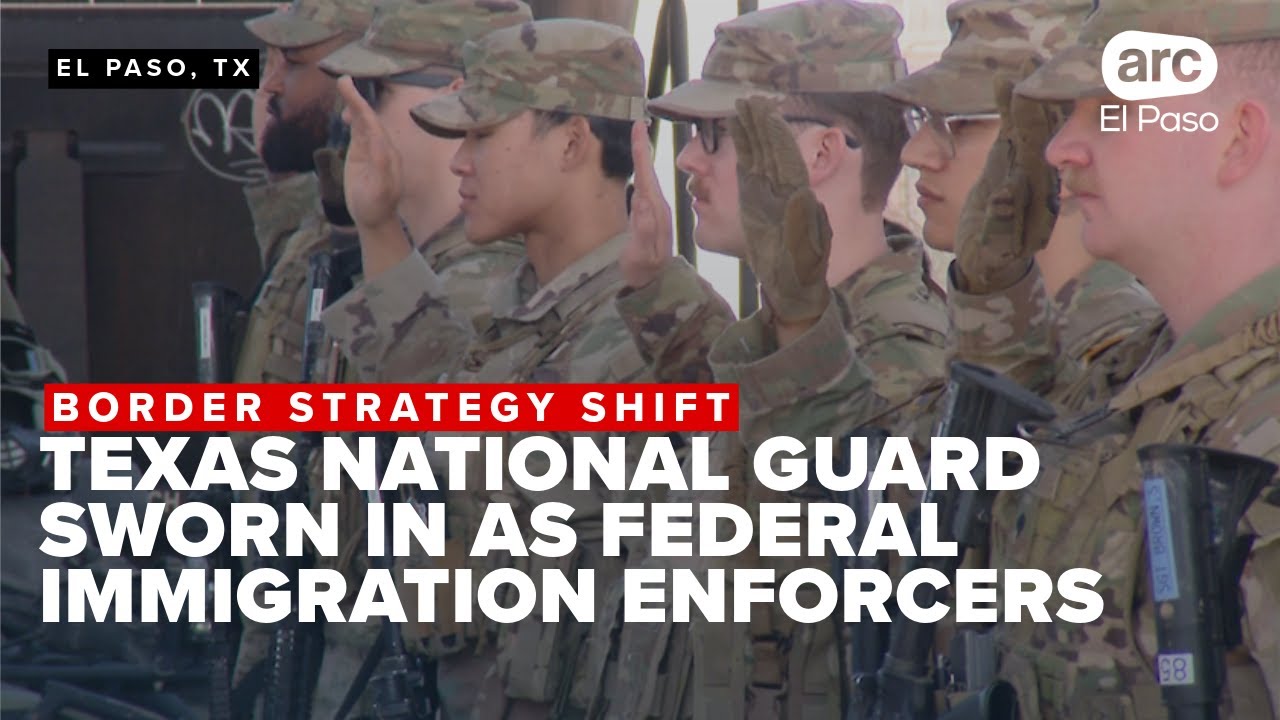 Texas National Guard sworn in as federal immigration enforcers in ...