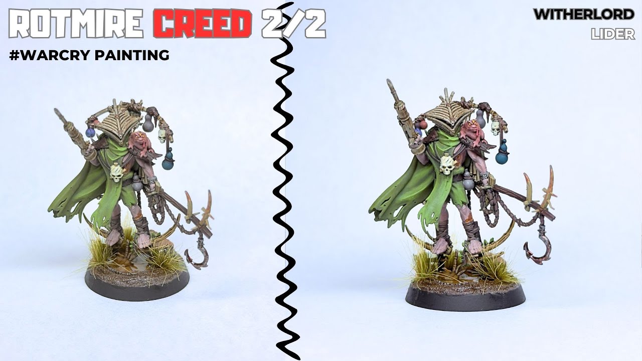 Warhammer Warcry: Rotmire Creed – Poradnik malowania figurki lidera WITHERLORD