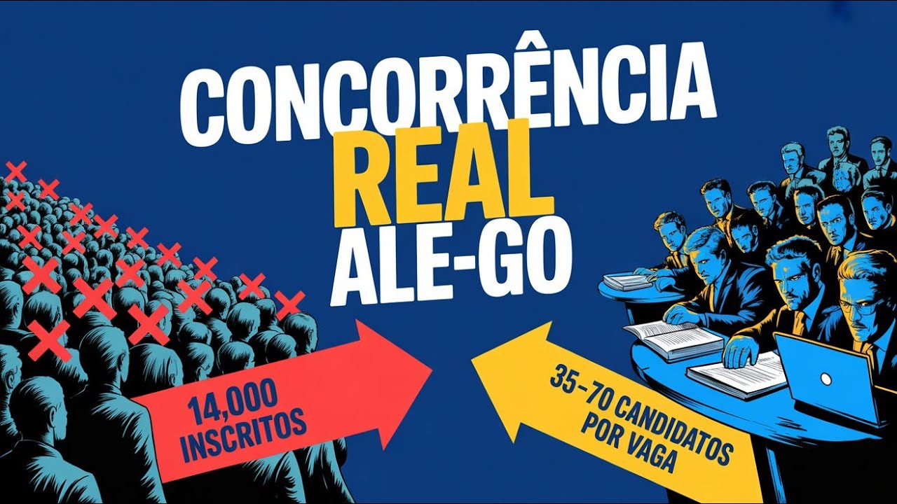 Concurso ALE-GO: A Concorrência Real é Muito Menor do Que Parece