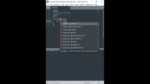 Factorial In Php #shorts #shortvideo #php #viral #short