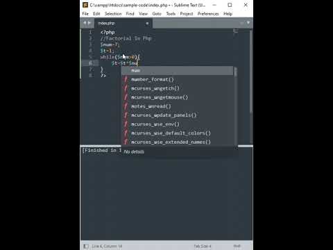 Factorial In Php #shorts #shortvideo #php #viral