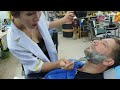 💈$10 BEARD COLORING by Thai Ladyboy at Nin Barbershop in PATTAYA THAILAND (There will be dancing)