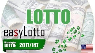 WA LOTTO numbers Dec 9 2017