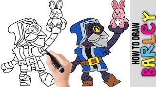 How To Draw Wizard Barley From Brawl Stars Cute Easy Drawings Tutorial For Beginner Best Brawlers Youtube - brawl stars barley to color