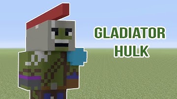 Minecraft | How to Build Hulk From Thor Ragnarok