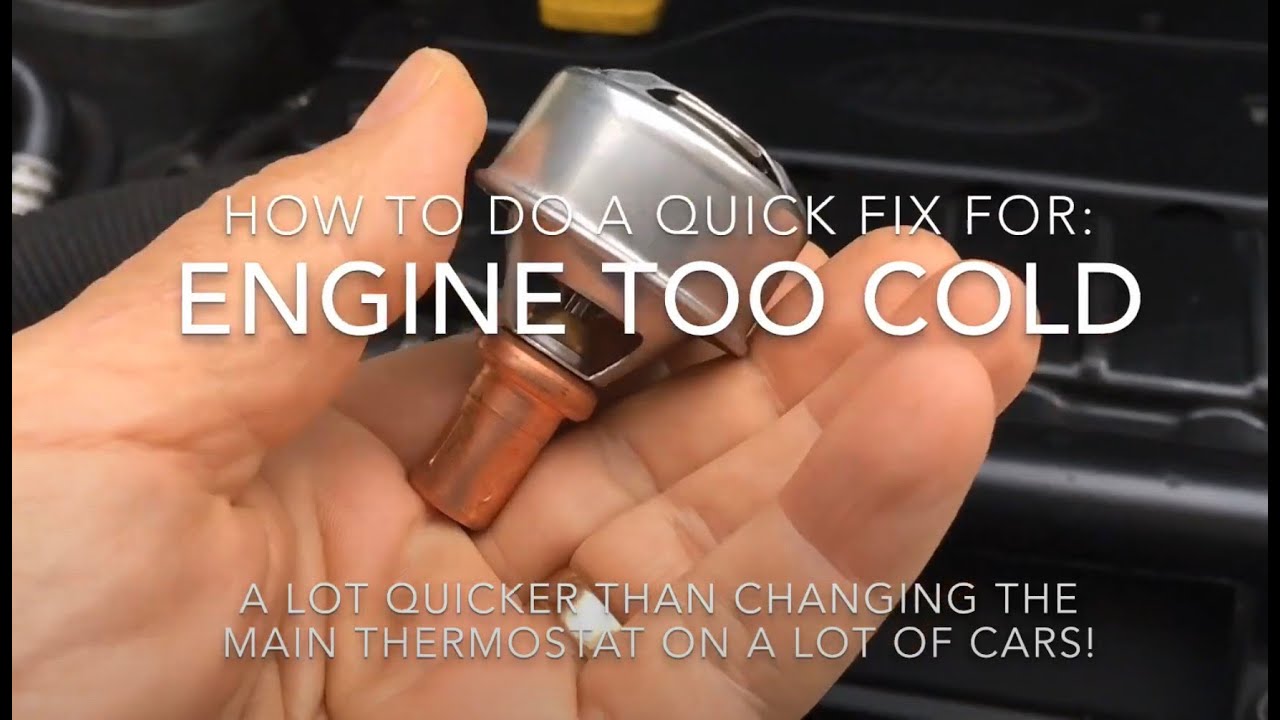 Engine too cold? - Quick Fix Here! & Cheap! Thermostat change. 