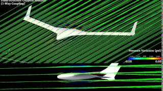 X-56: Fluid-Structure Coupled Simulation