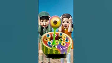 AI Squid Game Watermelon Slime Mukbang ASMR #squidgame #squidgame2 #ai #asmr