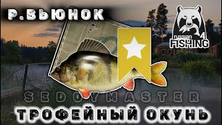 Трофейный Окунь / р. Вьюнок / Русская Рыбалка /РР4