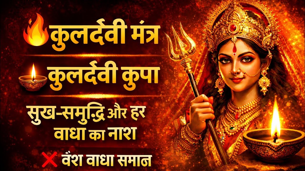 🪔 5 मिनट सुनें! कुलदेवी कृपा से दुर्भाग्य समाप्त |कुलदेवी चमत्कारी मंत्र | | #Kuldevi mantra