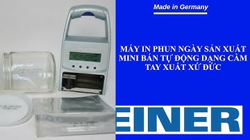 Máy in phun ngày sản xuất mini bán tự động dạng cầm tay, xuất xứ Đức