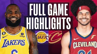 Los Angeles Lakers vs Cleveland Cavaliers Dec 6, 2022 Game Summary