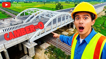 Why Camber is absent in ROB Bow String Girders of RDSO? #bridge #bridges #bridgedesign #train