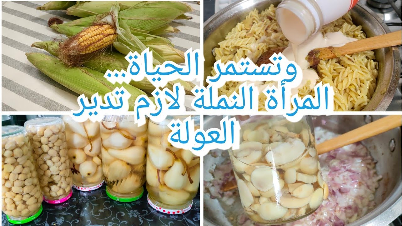 تحديت ظروفي ونظت لداري المرأة النملة لازم تدير العولة تصبير الإيجاص و غداء 10دقايق