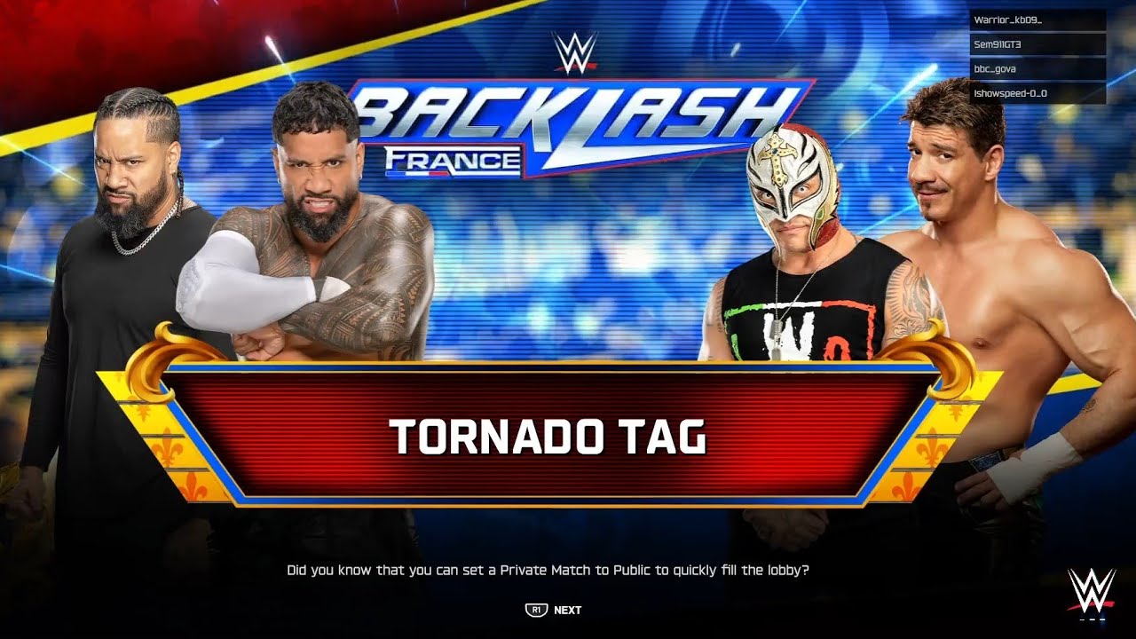 FULL MATCH THE USOS VS REY MYSTERIO AND EDDIE GUERRERO!