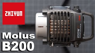 ZHIYUN Molus B200. Brand new 200W LED light for video and photography. Honest Review!