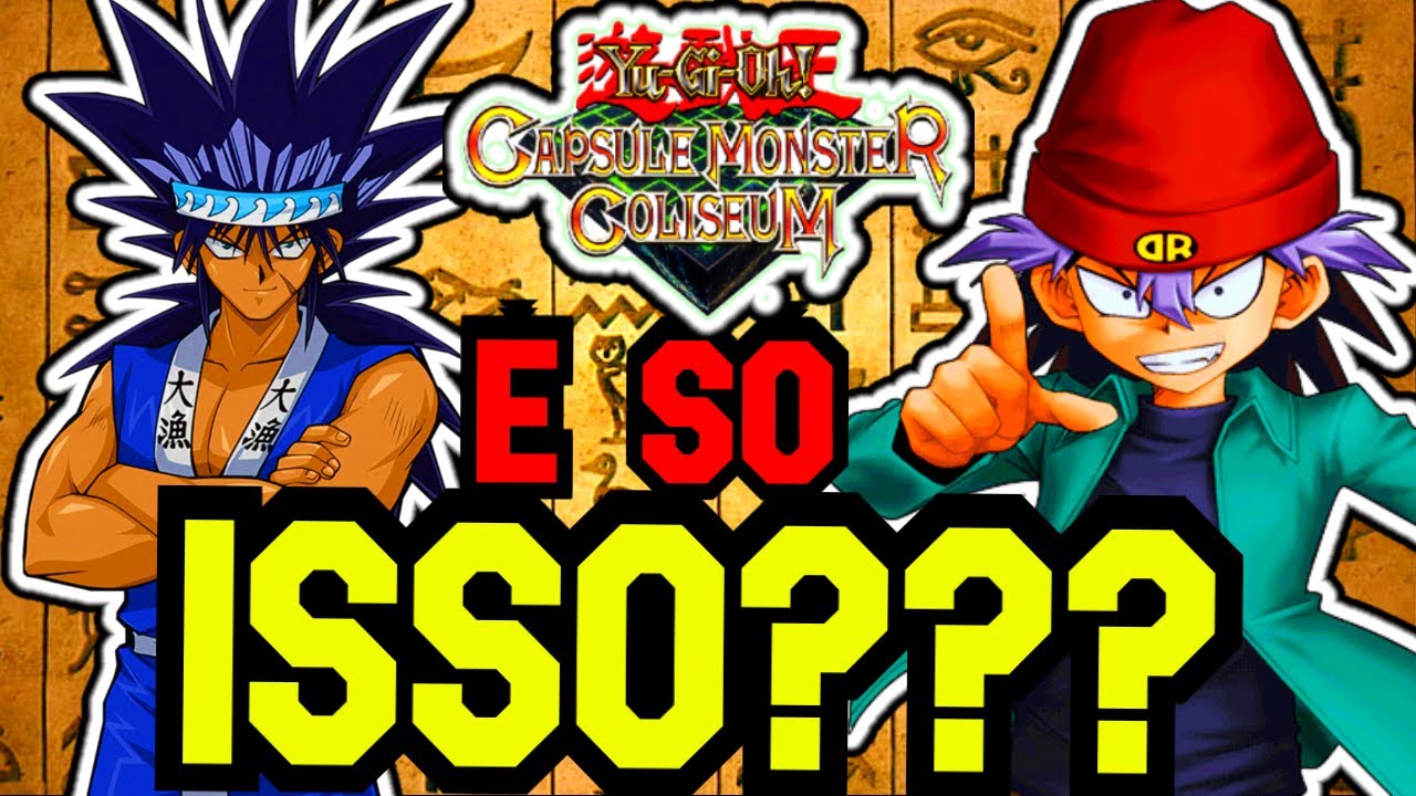MOD LIBRA!! É SÓ ISSO??? REX e MAKO Humilhados no Yu-Gi-Oh Capsule Monster Coliseum 