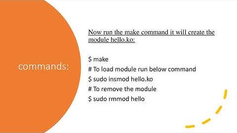 First Linux Device Driver (module program and executions steps)