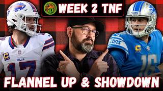 NFL DFS DraftKings Showdown Picks LIVE Strategy For Lions-Bills Thursday Night Football Lineups