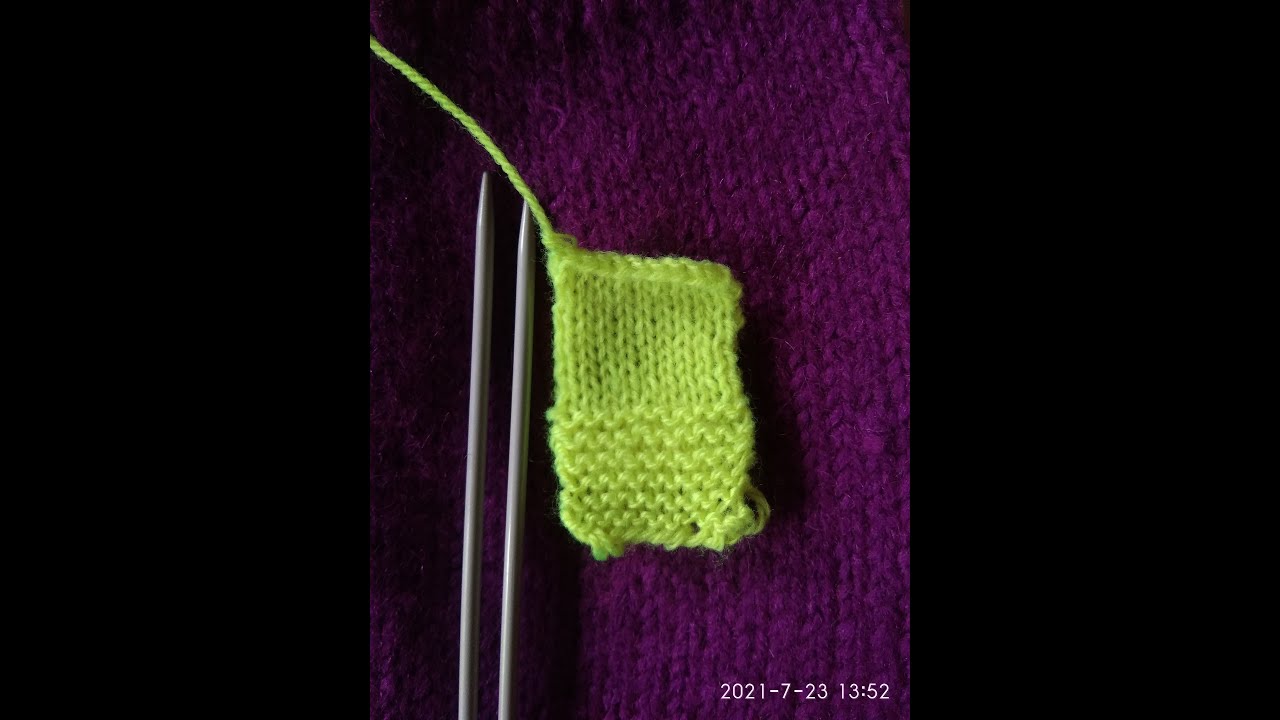 Basic knitting for beginners (Marathi) YouTube