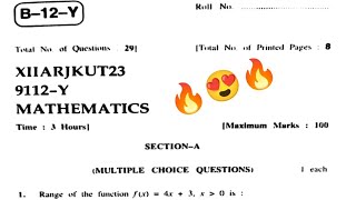 jkbose class 12th Math paper 2023|jkbose 12th class Math paper 2024 screenshot 3