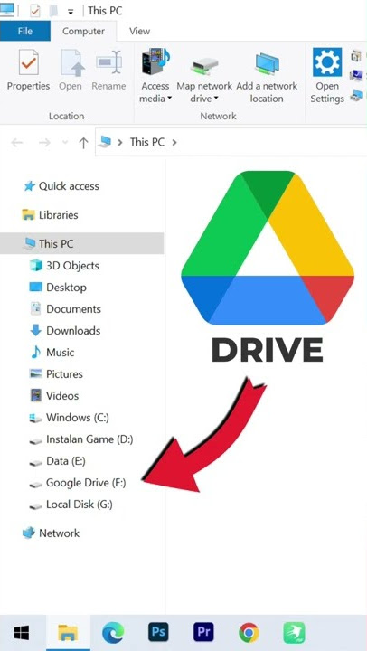 Cara Menambahkah Google Drive di File Explorer Windows 10 / 11