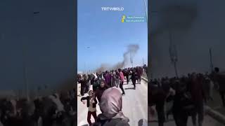 Download Lagu Israeli forces bomb displaced Palestinians returning to northern Gaza MP3