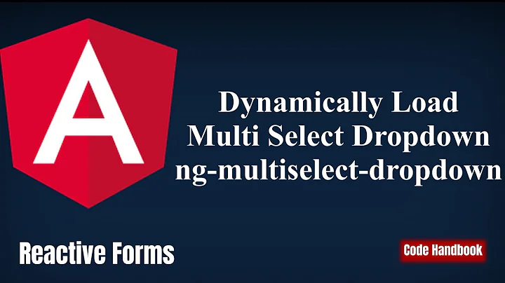 Learn Angular : Fill Dropdown Dynamically | Reactive Forms